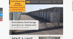 Desktop Screenshot of northmarionstorage.com